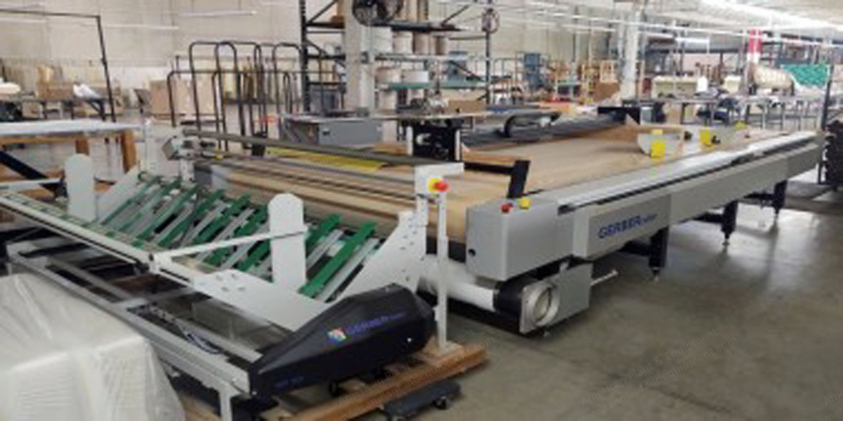 Gerber, DCS-3600, 2017, Single Ply Automatic Cutting System, 72 inch Wide x 15 ft Long Conveyor