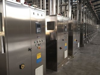 Obem, API/O, 2003, Robotized Complete Cone Dyeing Plant, 197 Tubes, 25400kg/24h Capacity