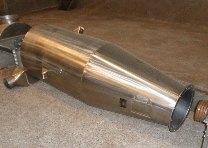 Idaho Steel, Cyclone Separator, 24x24 in, Carbon Steel