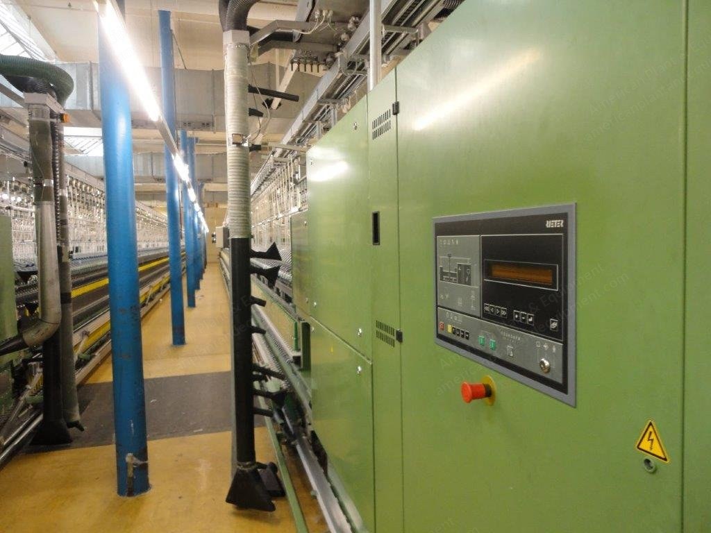 Rieter, G33, 2003, Ring Spinning Linked Schlafhorst AC 338 Winding Machines, 960 Spindles, 20 Heads