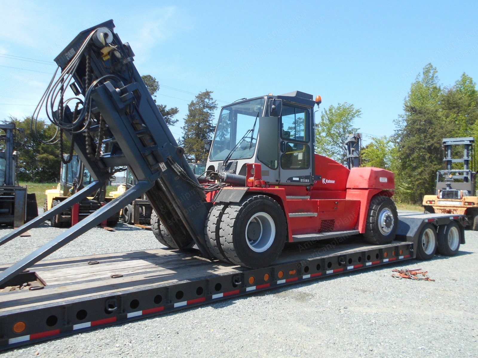 Kalmar, DCE160-1200, 2014, 36000 lbs Capacity, Cummins Turbo Diesel, Pneumatic Tire 4 Wheel Sit Down