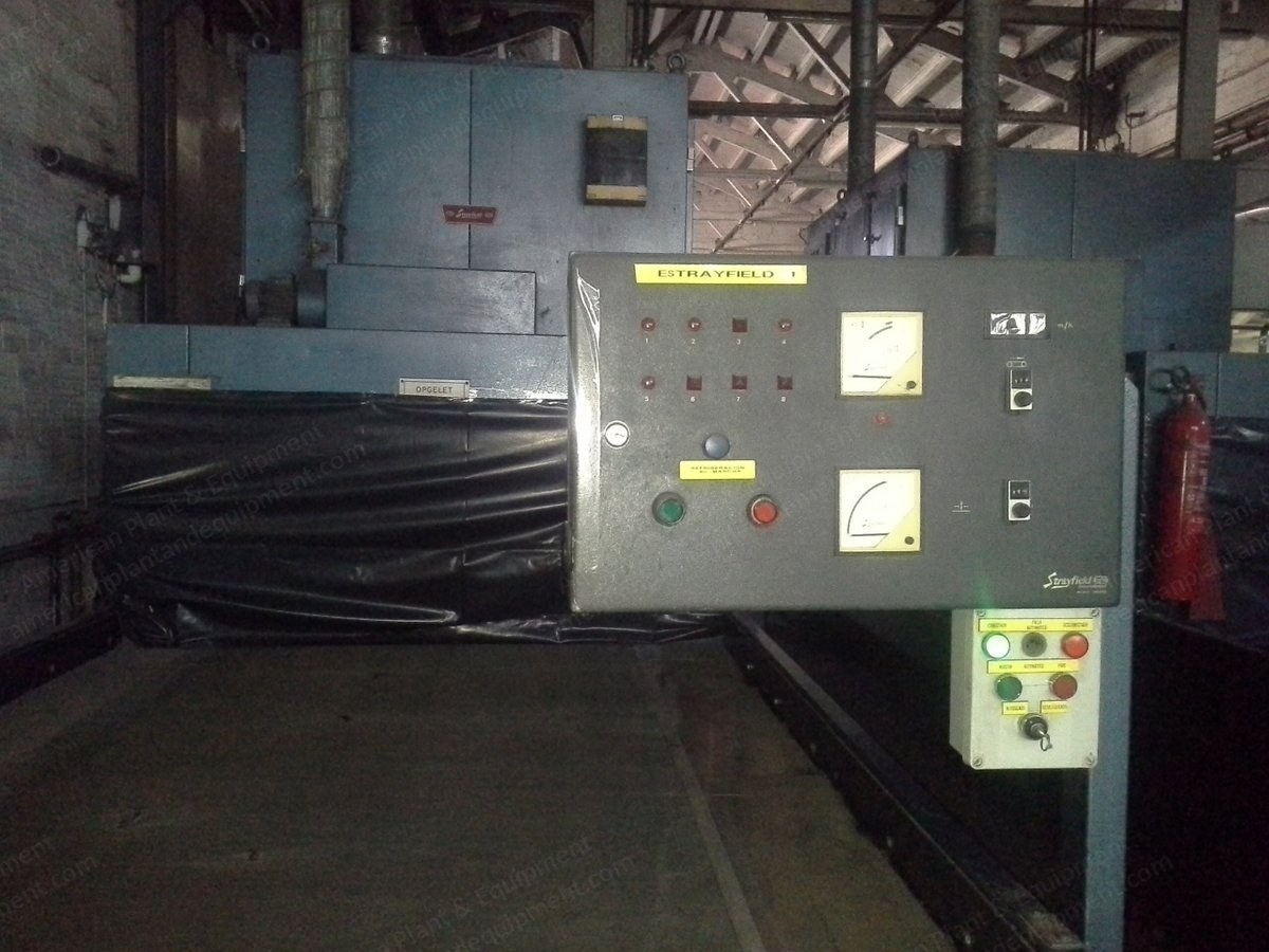 Strayfield, HF Dryer, 1989, 50kW, Belt Conveyor, Bobbins/Tops/Ropes