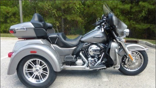 Harley-Davidson, Tri Glide Ultra, 2016, 1690cc, 6-Speed, 5 Miles