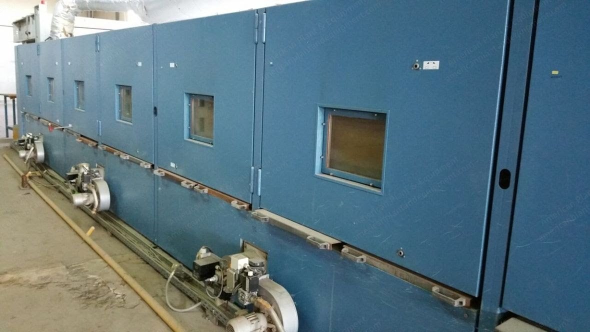Monforts Stenter, 2004, 2200mm Working Width, 4 Chambers, Gas Heated