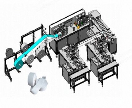 NovaStar, FM305, Automatic Mask Making Machine, 5000-6000 pcs/hr, 10 kW, 6500x4500x2000mm