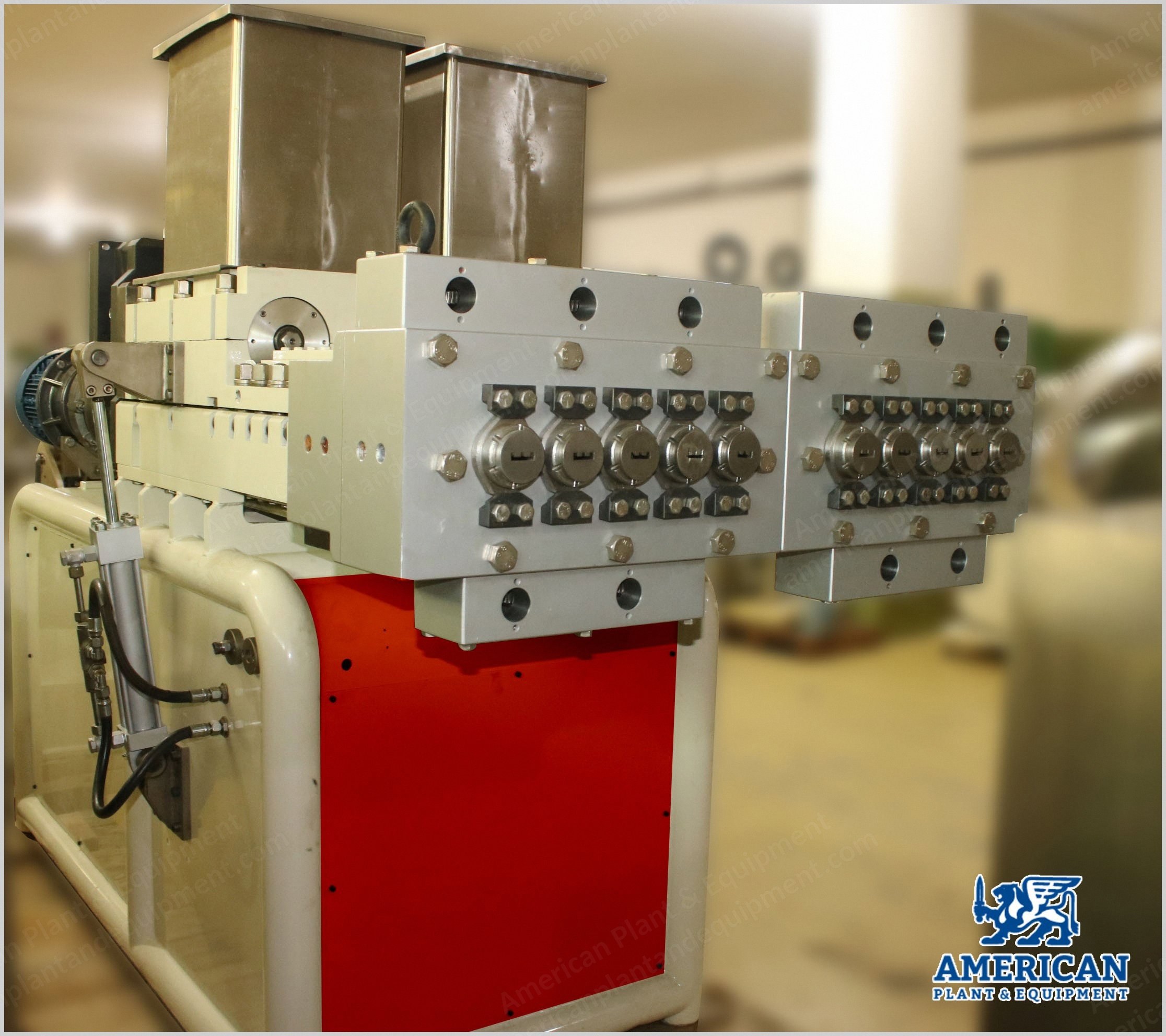 Bosch Togum, TO 2-122, 1999, Heavy-Duty Comeck Extruder, Capacity 1000 kg/hr, 10 Nozzles