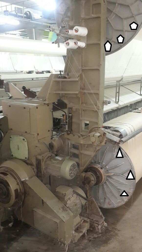 Nuovo Pignone, TPS636, 1995, Terry Looms, 3600mm, Staubli 20 Shafts