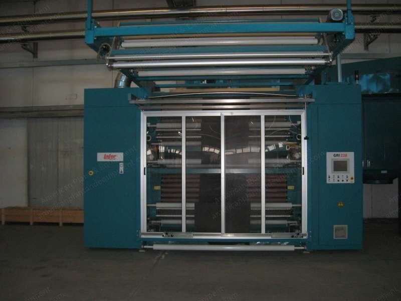 Lafer, GRI-228, 2009, Double Drum Raising Machine, 2400mm Working Width, 28+28 Raising Cylinders