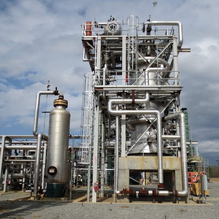 Syngas Catalytic Converter Module, with Converter, Steam Drum, Structural Steel, and Instruments