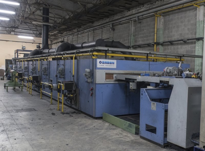 Saben, Tenter Frame, 2004, 2000mm Working Width, 6 Zones, Gas Heated, Pin Chain