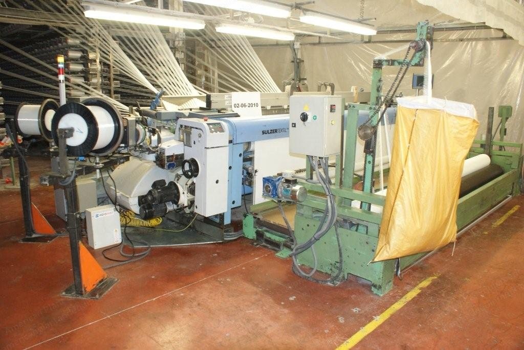 Sulzer, P7300HP, 3300mm Working Width, Projectile Loom, 2 Weft Feeders