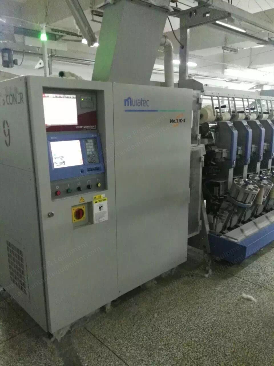 Muratec, Winders, 2005, 72 Spindles, Automatic Magazine Feed, Uster Yarn Clearer, Auto Doffer