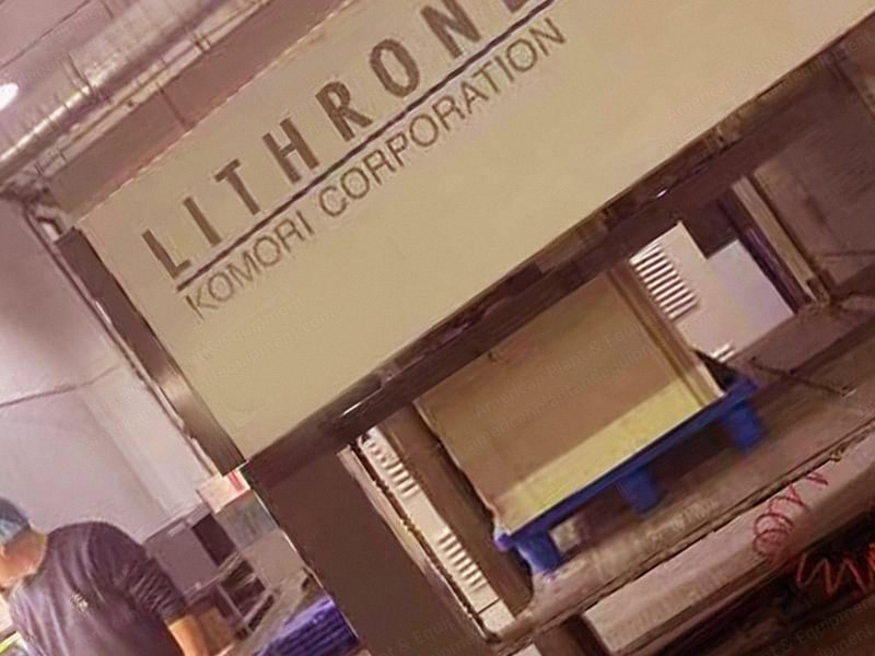 Komori, GL-540-H, 2018, 5 Colors, Straight Machine with Coater