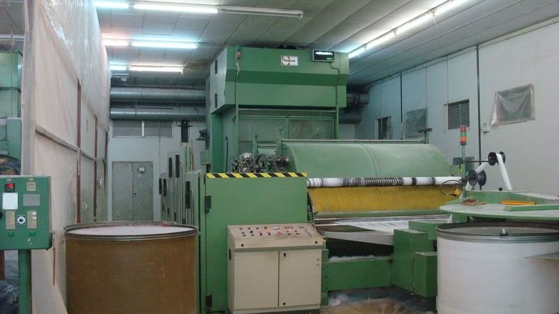 Masias, C.A.V. EC-2500, 1994, Compact Card, 2500mm Working Width, Hopper Feeder, Automatic 4-Can Changer