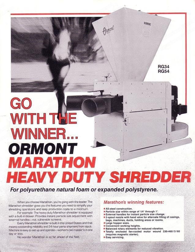 Ormont, 25 and 50 HP Shredder