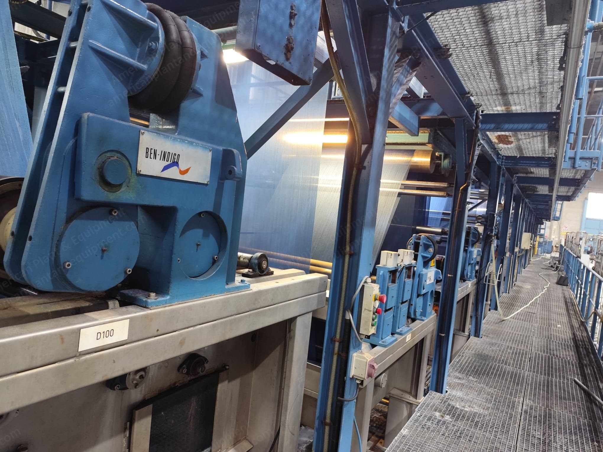 Benninger, Slasher Indigo Line, 2003, 2000mm Width, Nitrogen Atmosphere, Reconditioned 2021
