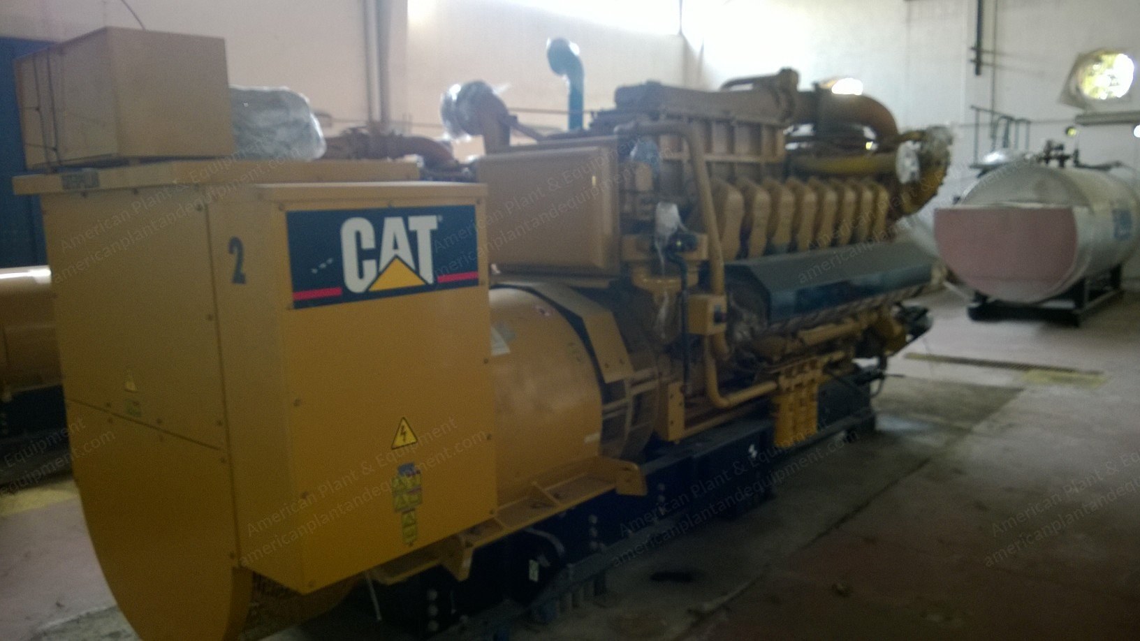 Caterpillar, 2005, 3.2 MW Gas Generator Sets, with Steam Boilers