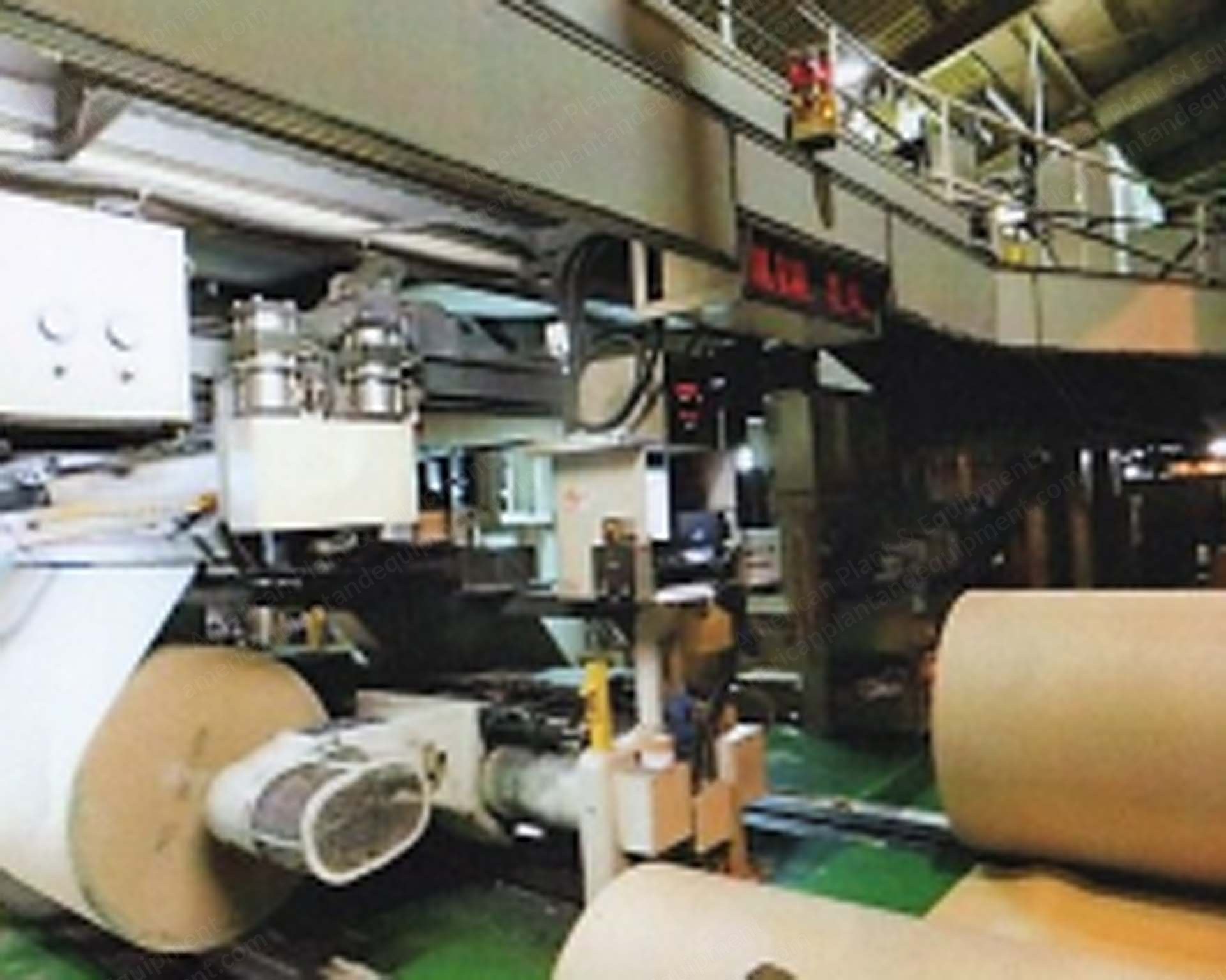 Mitsubishi, U-200, 1993, Corrugator Complete Line, Width 2000mm, Speed 200 m/min, 3-Ply & 5-Ply