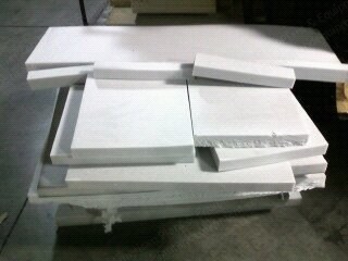 Foam Scrap, PU and Green Strap, PE Approx. 10000 lbs, Green Strap Approx. 6000 lbs
