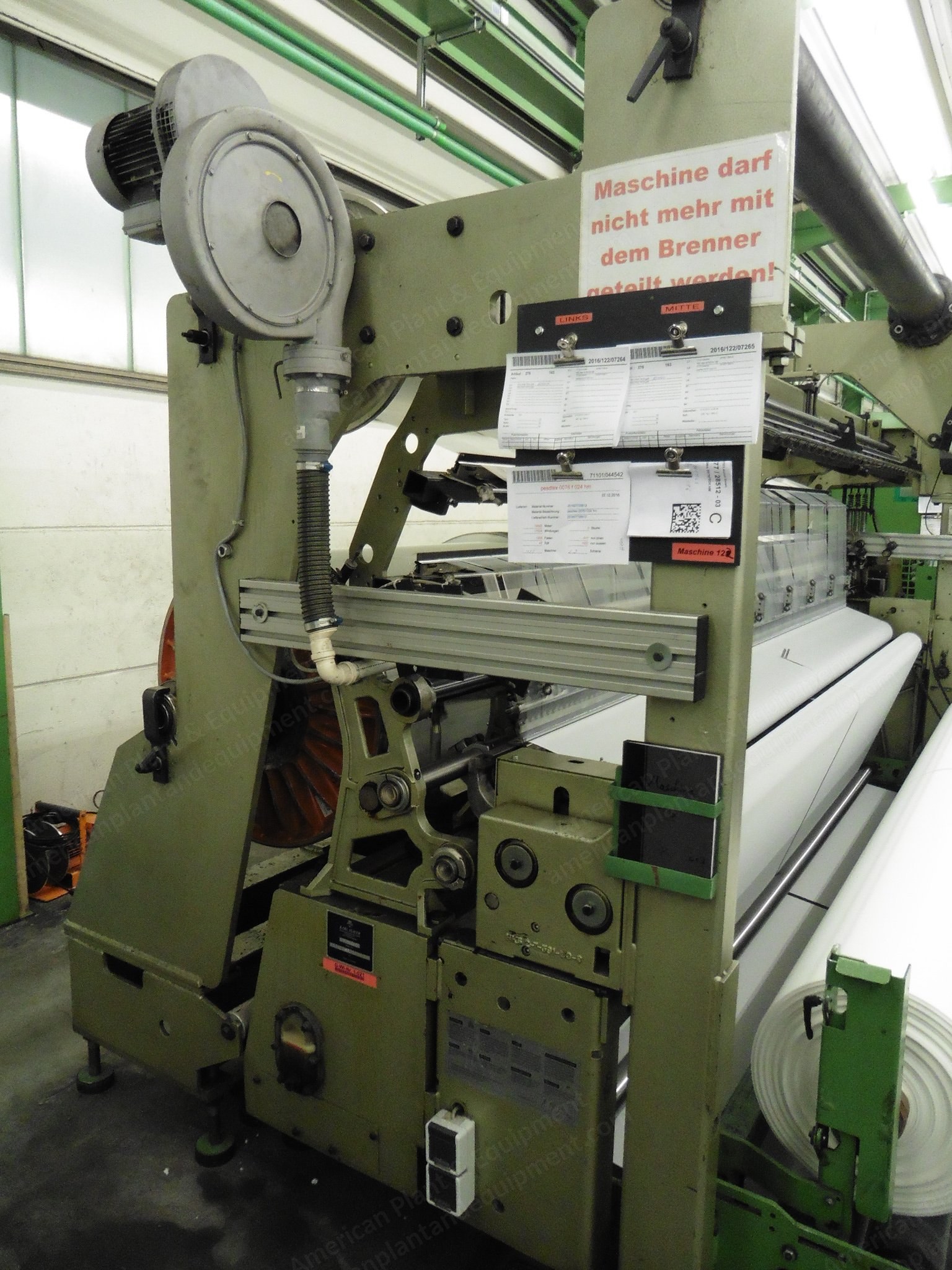 Karl Mayer, KS 3 / HKS 3, 1991 to 1998, 130" to 172" Width, 28 E Gauge, Warp Knitting Machines
