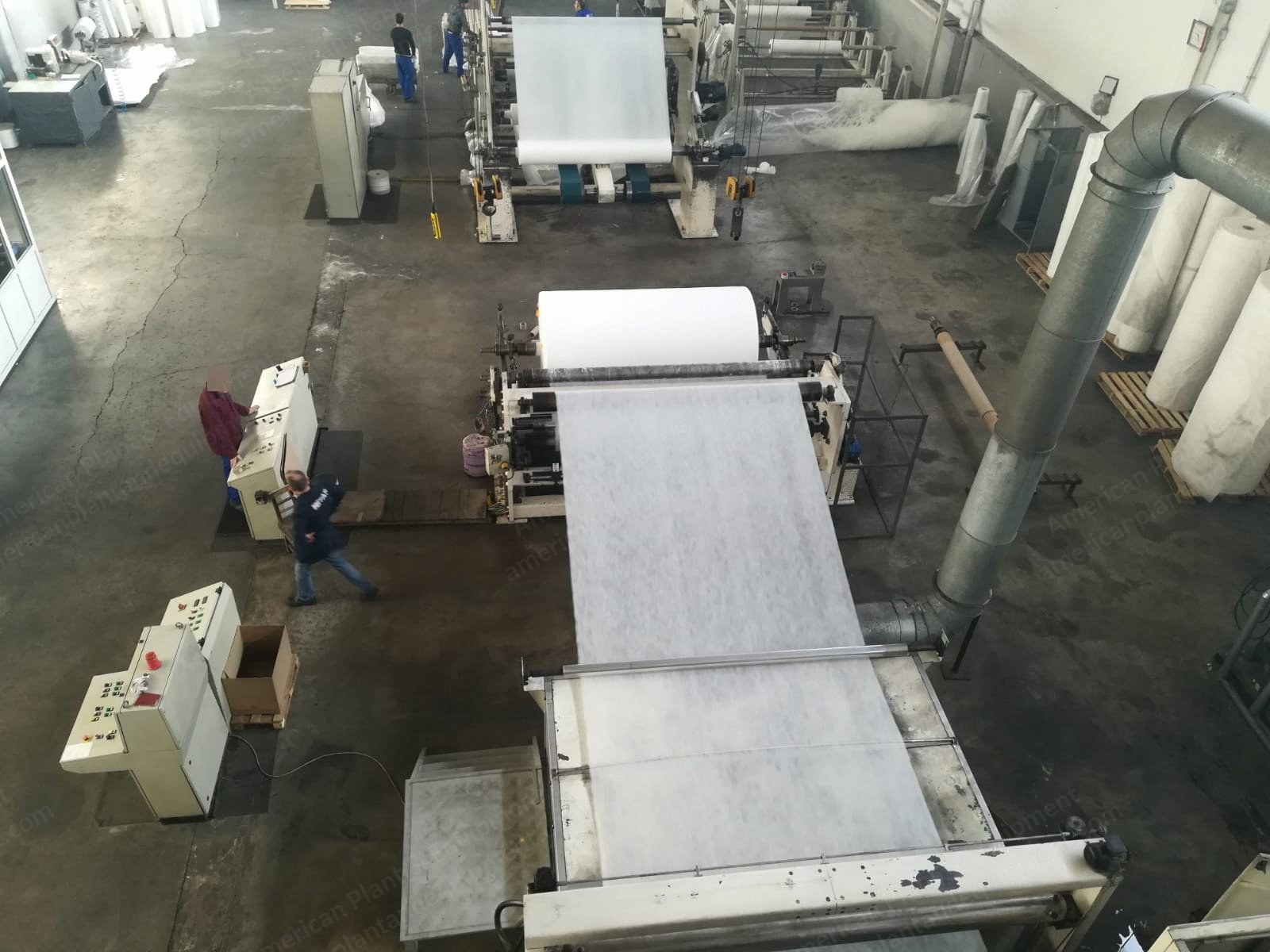 Varemac, Double Beam Spunbond Line, 2001, 2400mm Working Width, 12-150 GSM, 400 kg/h