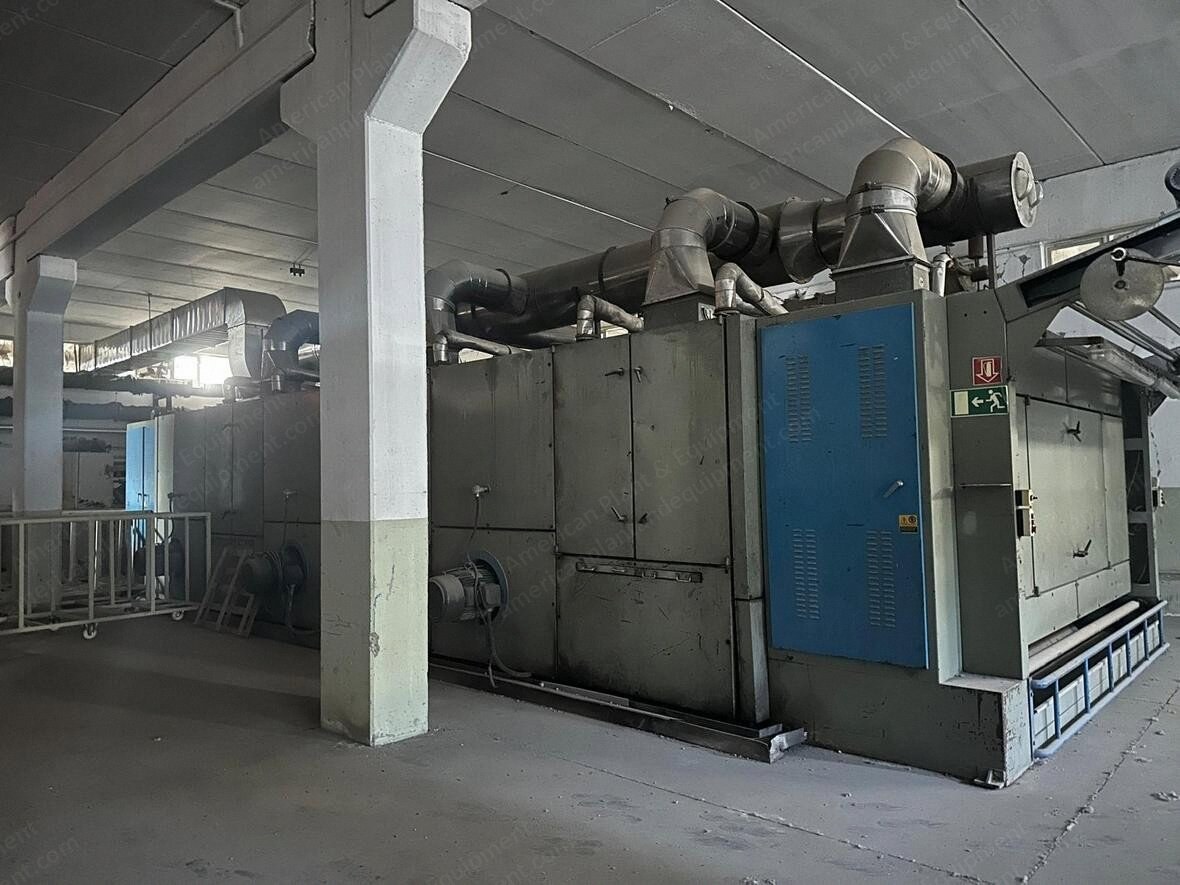 LK & LH, Relex Dryer, 2003, 3400mm Belt Width, 6 Chambers, 3 Pass, Hot Oil Heated