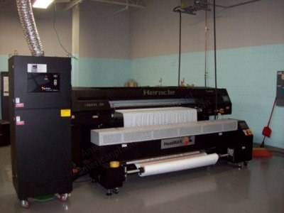 D-Gen, 7474TX/V8, 2008, 74" (1880mm) Working Width, Inkjet Fabric Printer, Sticky Media, Fixation Unit