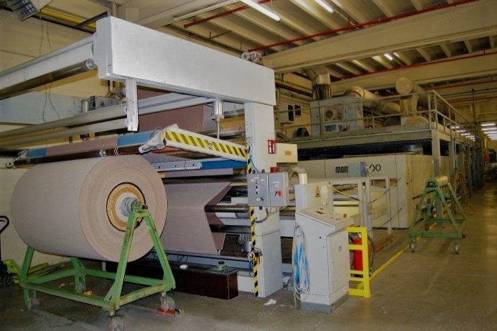 Monforts, Montex 5000, 2003, Finishing Line for Woven Fabrics, 2400mm Working Width, 6 Bays, Gas Heated