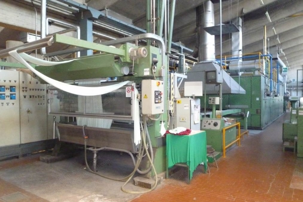 Alea, Stenter for Knits, 1998, 2600mm Working Width, 6 Chambers, Gas Heated