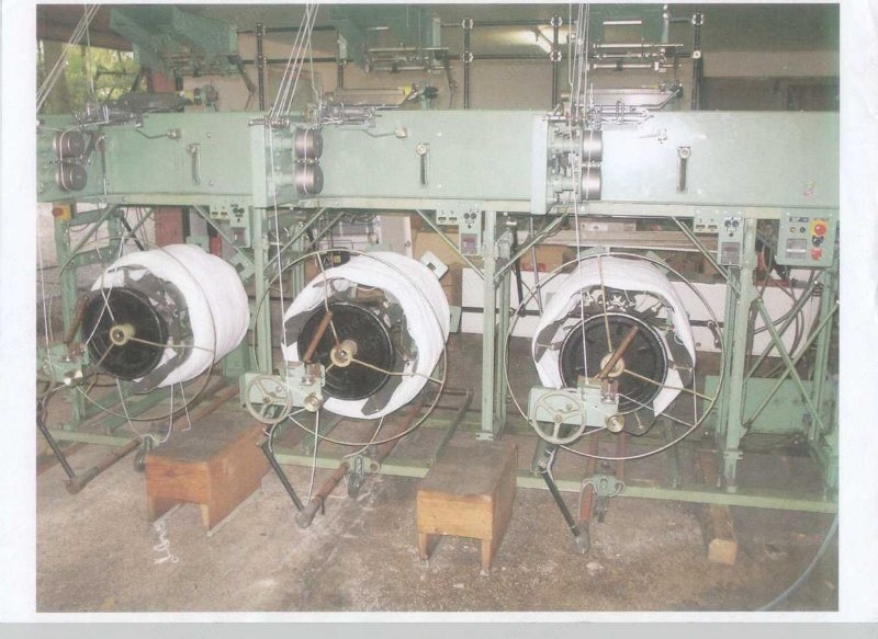 Gilbos, AXWIL AW10, 1991, Hank to Cone Automatic Winder, 12 Spindles, 10" Traverse
