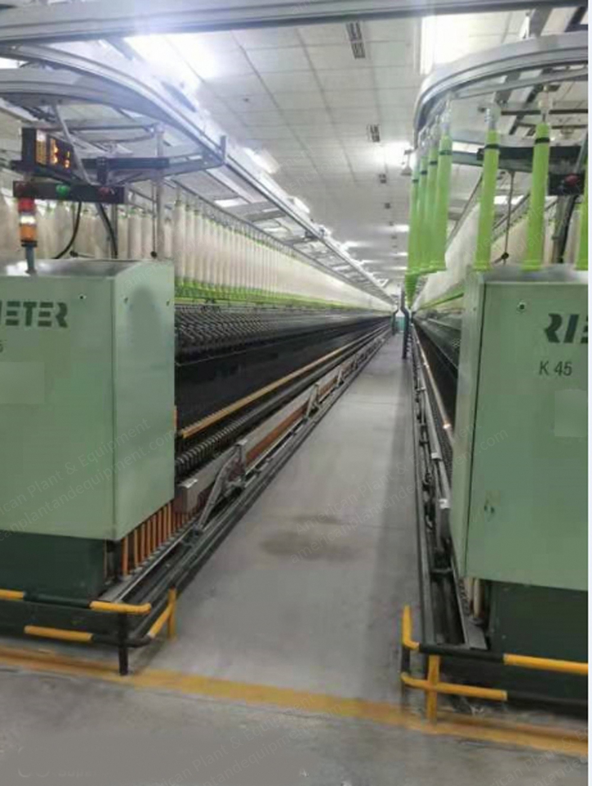 Rieter, K45, 2008, Ring Spinning Machine, 1200 Spindles