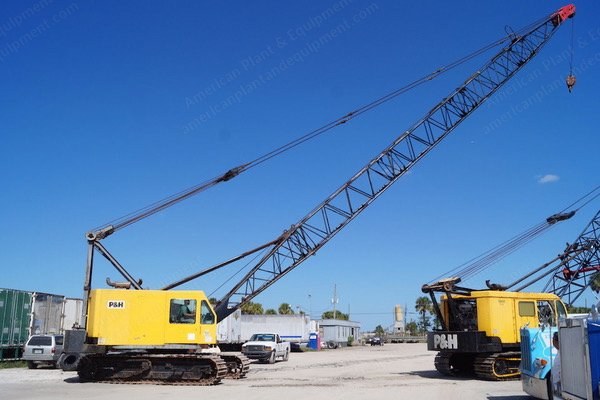 P&H, 670WLC, Cranes, Cummins Engine, Hydraulic Drive, 80ft Boom Length