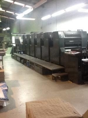 Heidelberg, Speedmaster SM74-6P3-H, 1995, 6 Colors, Offset Press, Perfecting 2+4 / 6+0