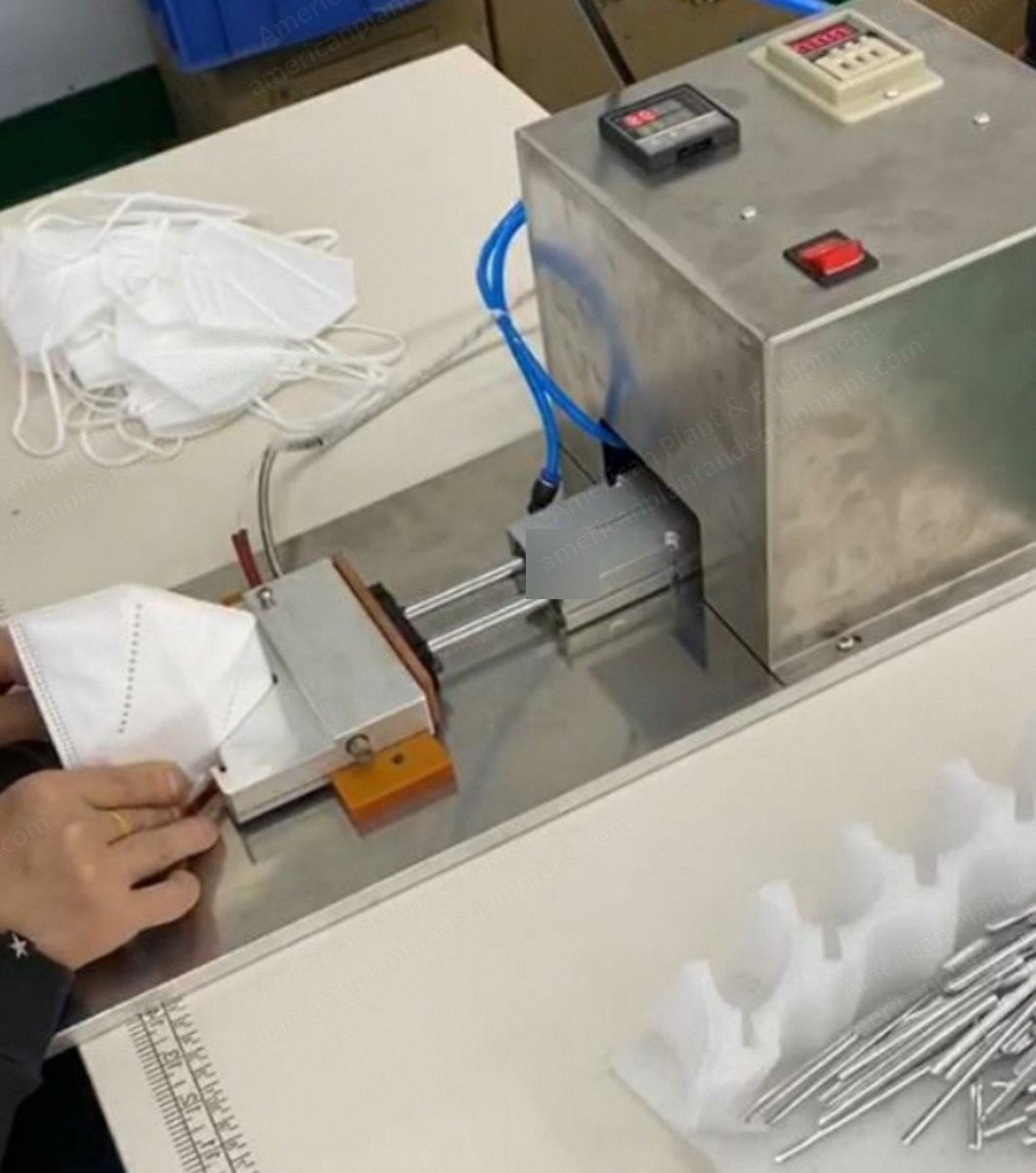 NovaStar, FM192, Semi-Automatic KN95 & N95 Face Mask Nose Clip Machine, 40 pcs/min, 2 kW