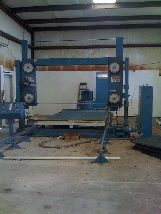 Edge Sweets, C-4P & 5088 PVT, Vertical and Horizontal Foam Saws, 60 Inch Cut Height, 84x120 Inch Vacuum Table