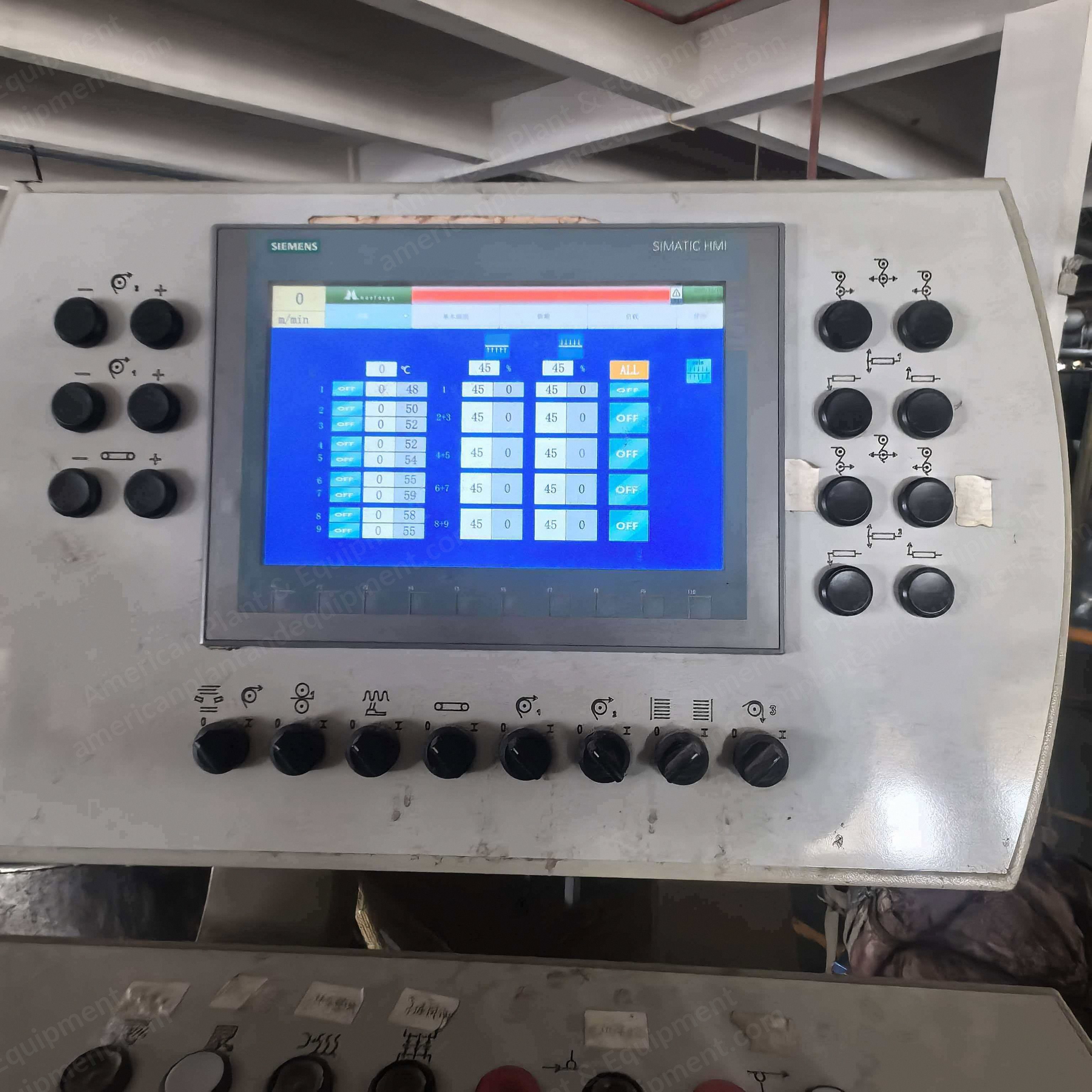 Monfongs, 2018, Stenter, Width 2000mm, 9 Chambers, Steam Heated