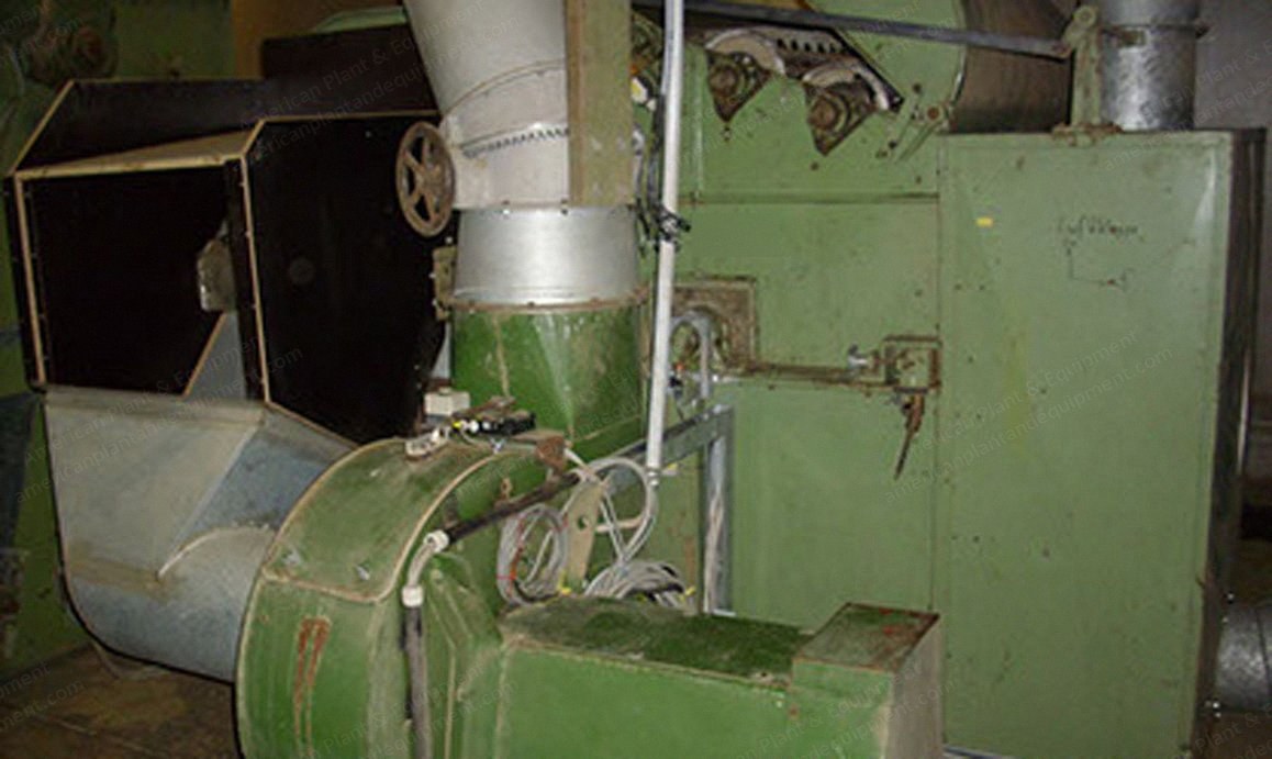 Temafa, Shaker for Fiber Opening and Dedusting, 1500mm Working Width, 500 to 1000 kg/hr Capacity
