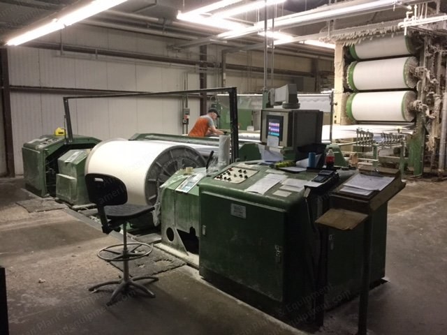 West Point Sizing Machine, 108" Width, Double Size Box, 22 Dry Cans, 1998