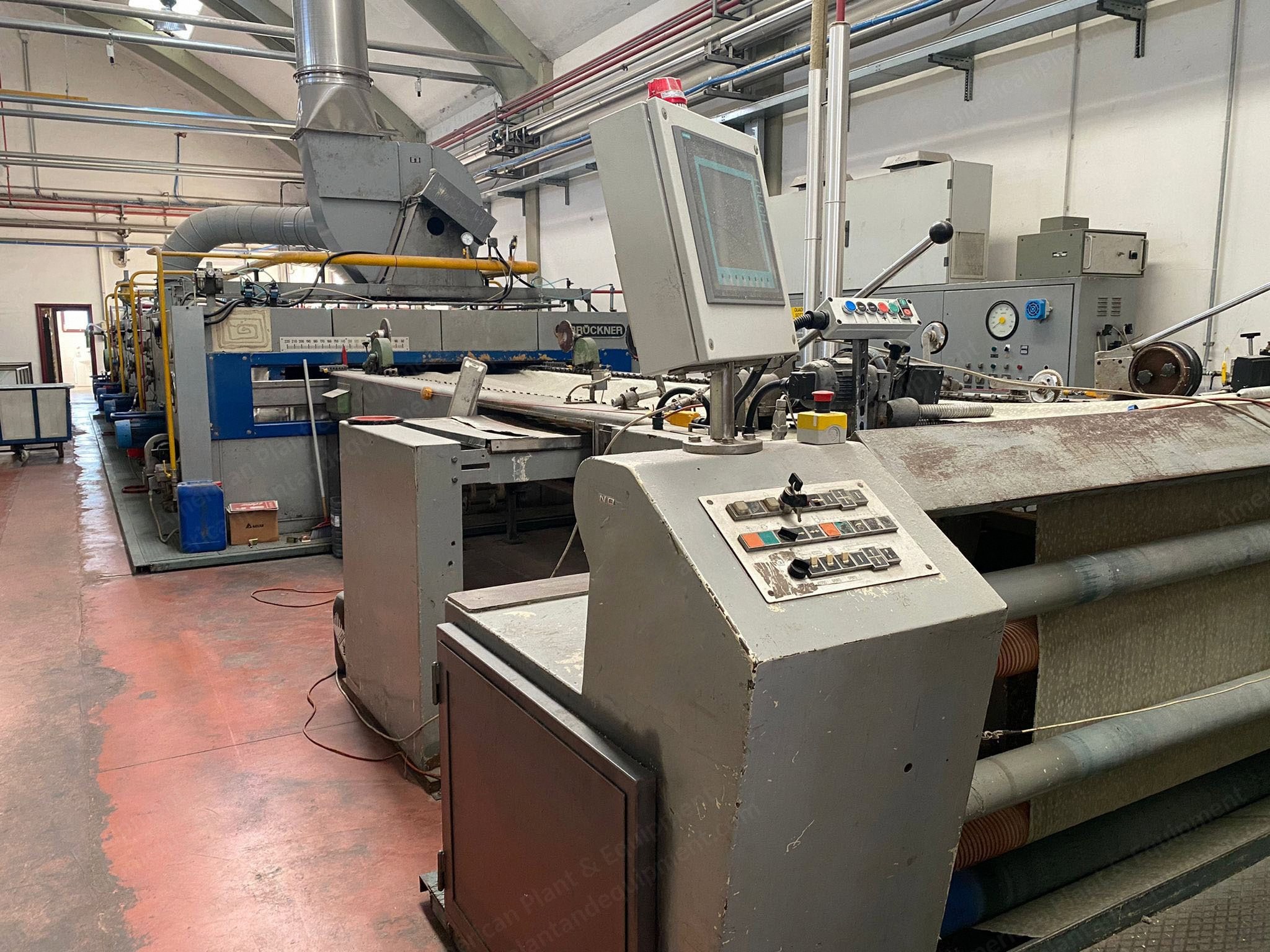Bruckner Stenter, 1987, 2200mm Working Width, 4 Chambers, Gas Heated