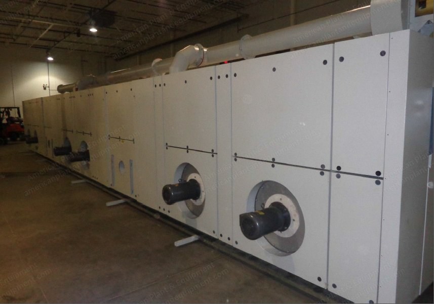 NovaStar, CG158, 6-Section Coating Machine Oven, Working Width 2000mm, Gas Fired, 18m Length
