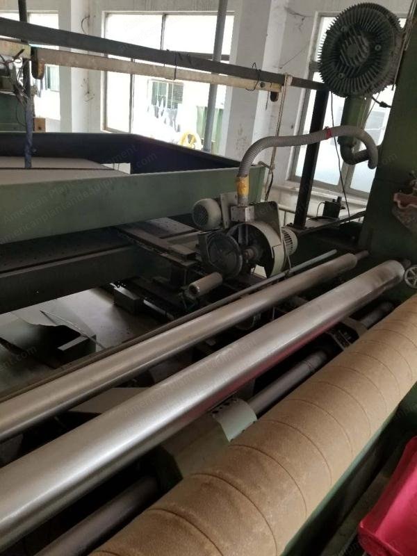 Bruckner Stenter, 2600mm, Year 2000, Oil Heated, 8 Chambers, Vertical Chain, with Padder