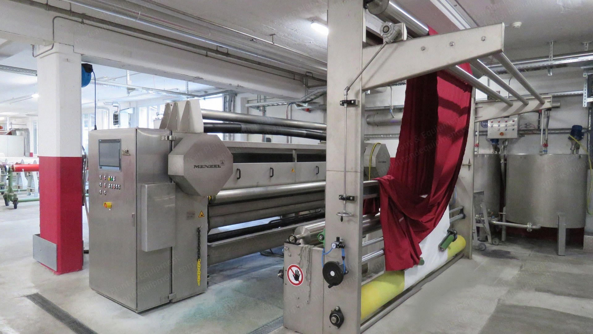 Menzel, KKV Foulard, 2017, 3200mm Working Width, 2-Roll Horizontal, Max 15 kW