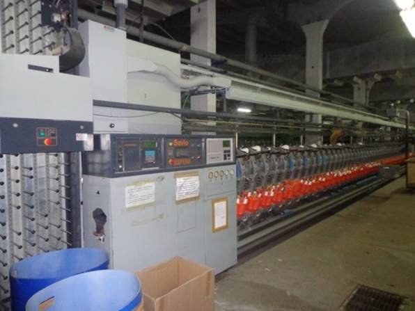 Cognetex, Worsted Spinning Plant, 1993 to 2001, 4032 Spindles, with Fibre Stamping Unit