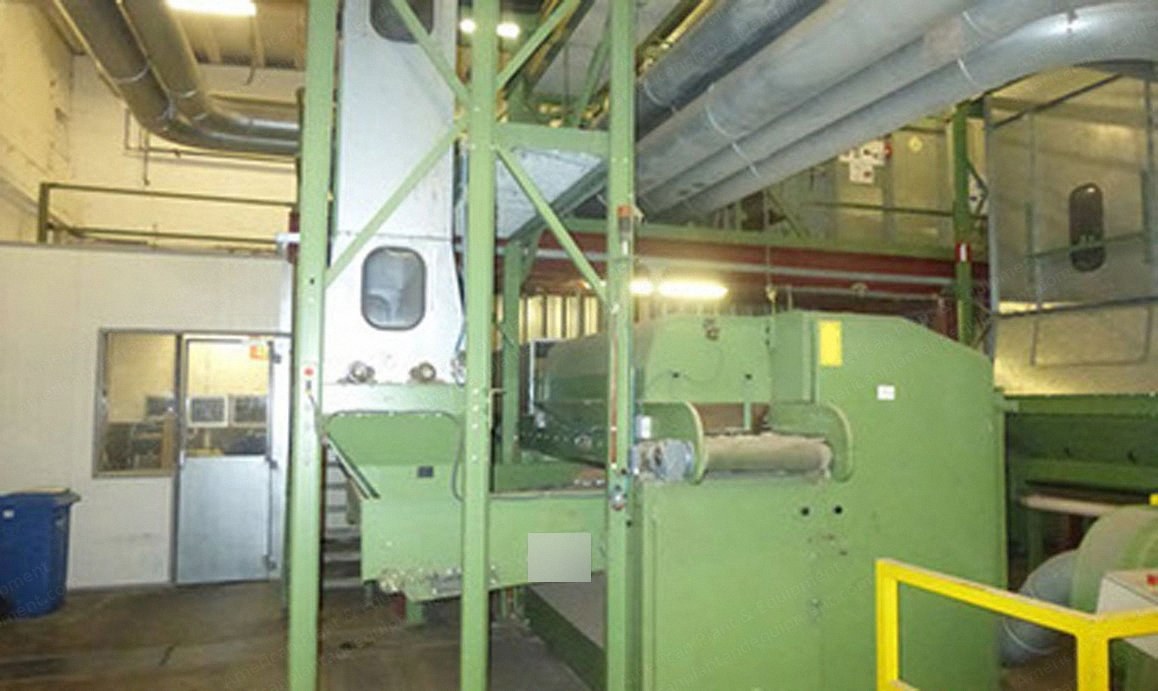 HDB Shaker, 1999, Working Width 2000mm, with Condenser, Shut Feeder