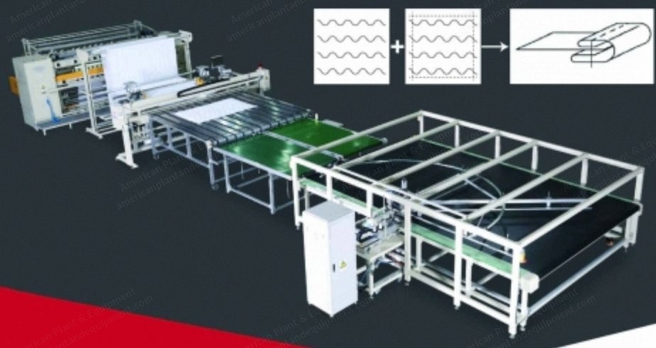 NovaStar, QL267, High Speed Quilting Machine, Automatic 4-Side Tape Binding System