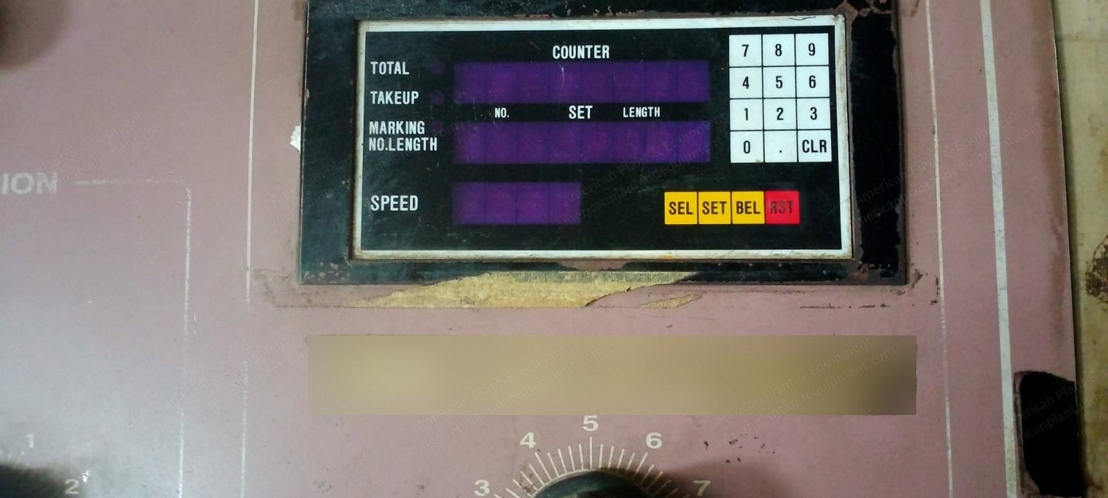 Tsudakoma, KSH-300, 2001, Filament Yarn Sizing Machine, 1700mm Working Width, 2 Chambers