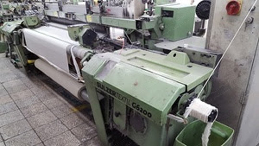 Sulzer, G6200 N 8 SP 28, 1998/1999, Rapier Looms, 2200mm Width, 6 Colors, Staubli Electronic Dobby 2670