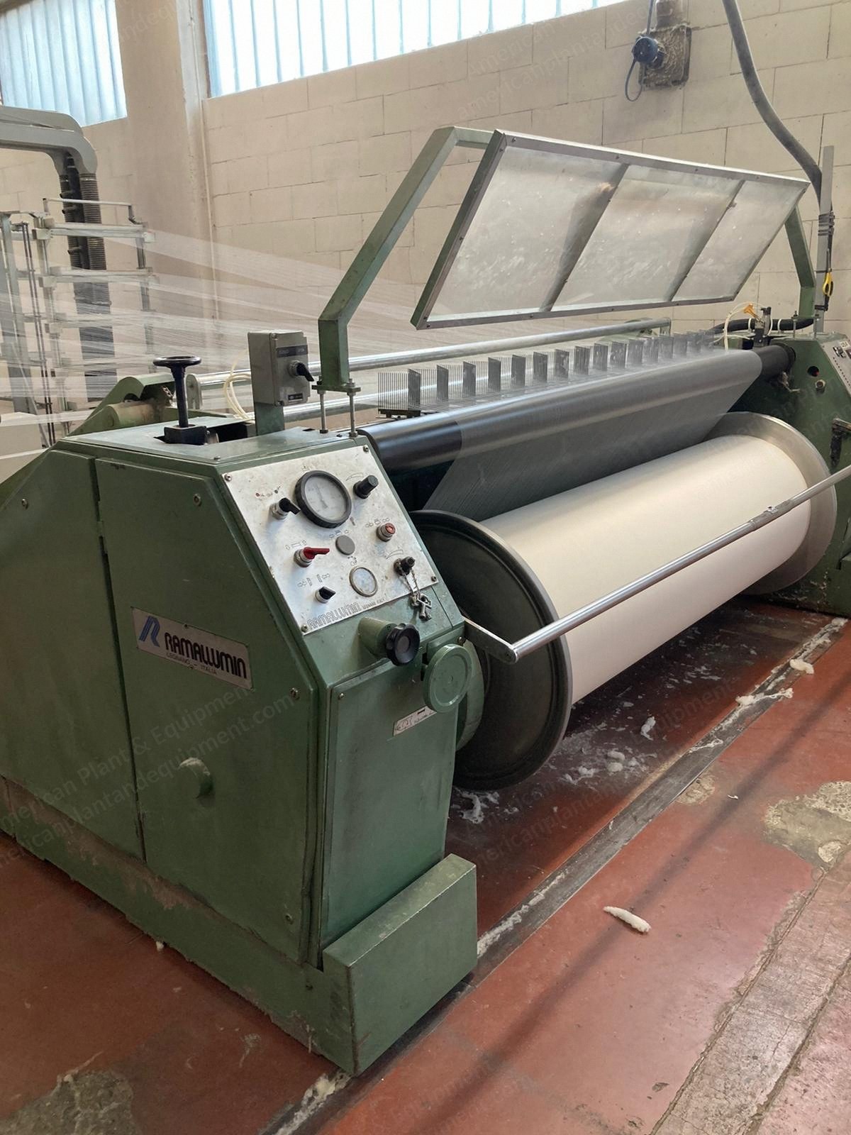 Rotal Sizing Machine and Ramallumin Direct Warping Machine, 4200mm, 1998, 9 Cylinders, 684 Cones Creel