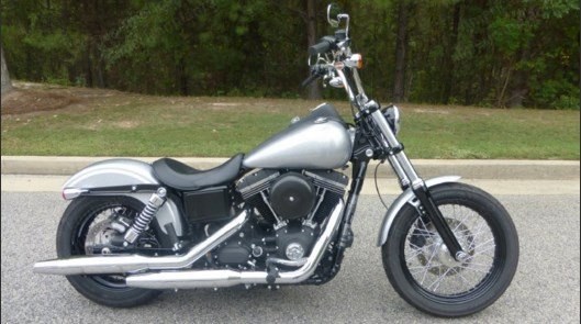 Harley-Davidson, Street Bob Dyna, 2015, 1689cc, Twin Cam 103 Engine, 1772 Miles