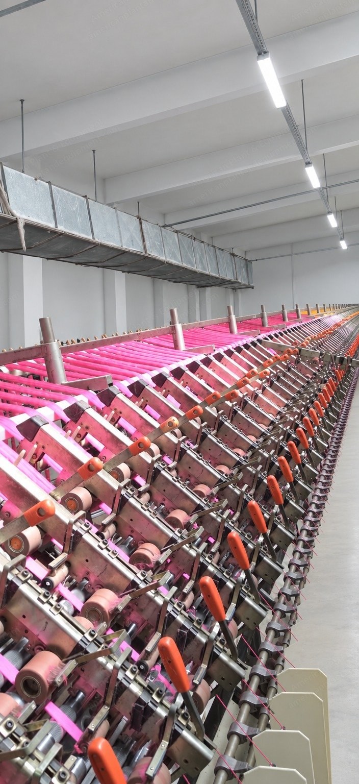 Gaudino, FPK/350.8C, Semi-Worsted Direct Ring Spinning Frame, 216 Spindles, 75 mm Ring Diameter